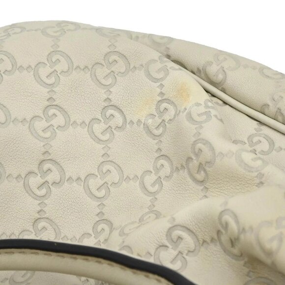 Gucci Off-white Guccissima Leather Tote Handbag 296835 520981 155564
